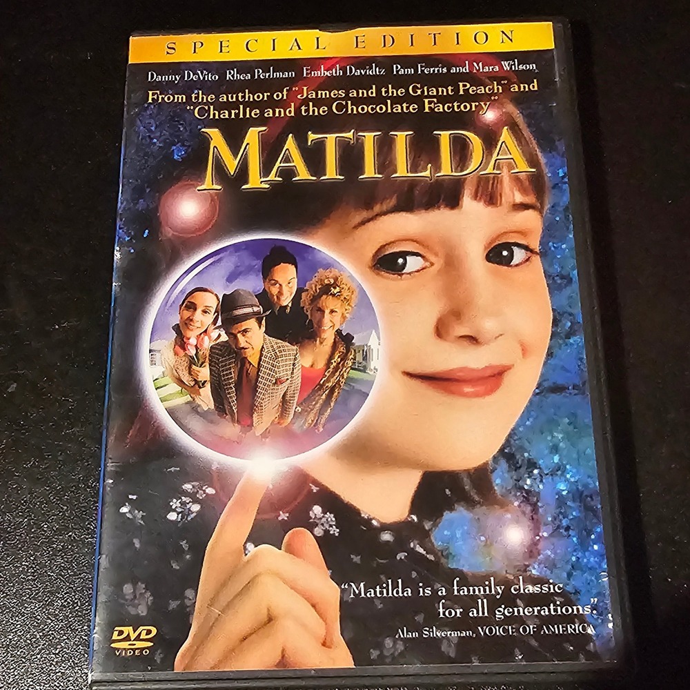 Matilda Special Edition DVD 1996 Mara Wilson Danny DeVito Family Comedy Movie